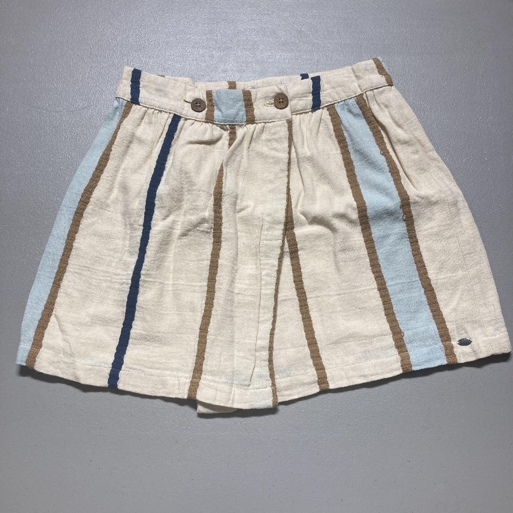 Pull&Bear Pacific Republic 100% Cotton Stripe Lined Skirt Women's Medium M EUC - Picture 4 of 11
